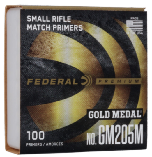 Federal Small Rifle Match Primers No GM205M x1000